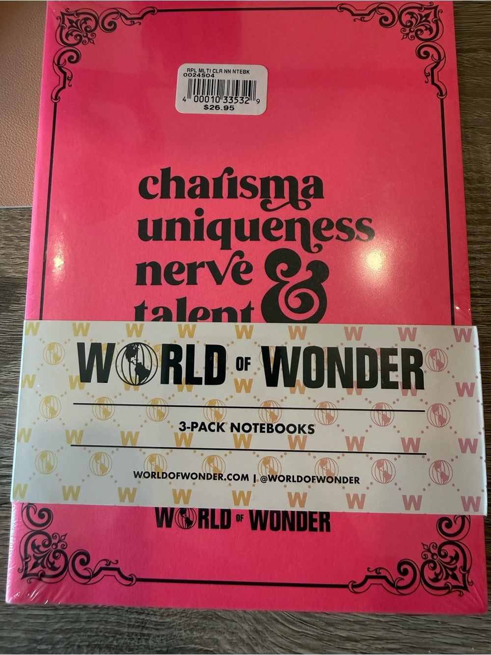 RuPaul’s Drag Race - World of Wonder Notebook Pack (3).